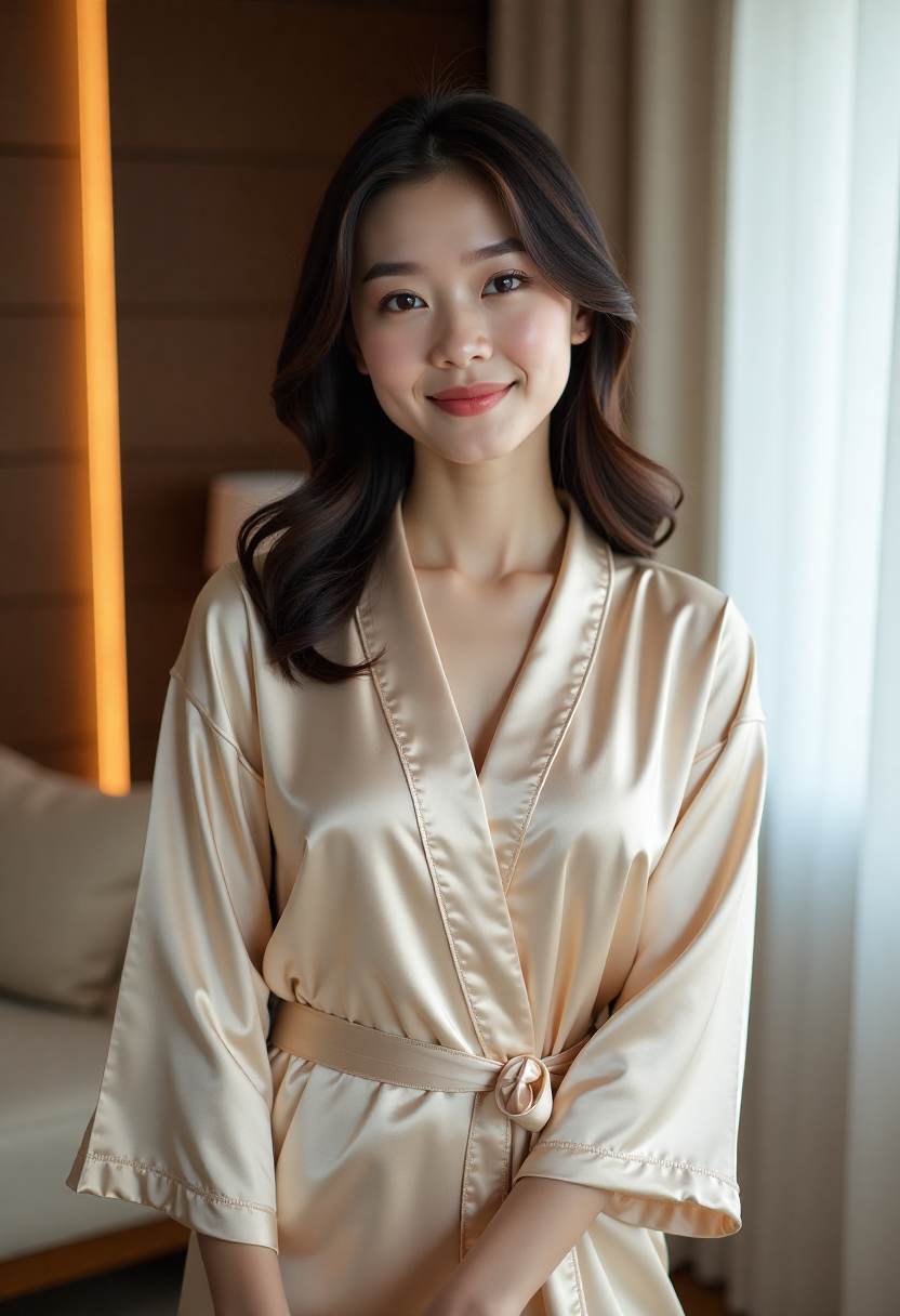 晚风吹过江畔
